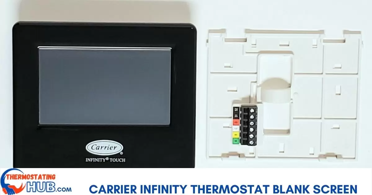 Carrier Infinity Thermostat Blank Screen