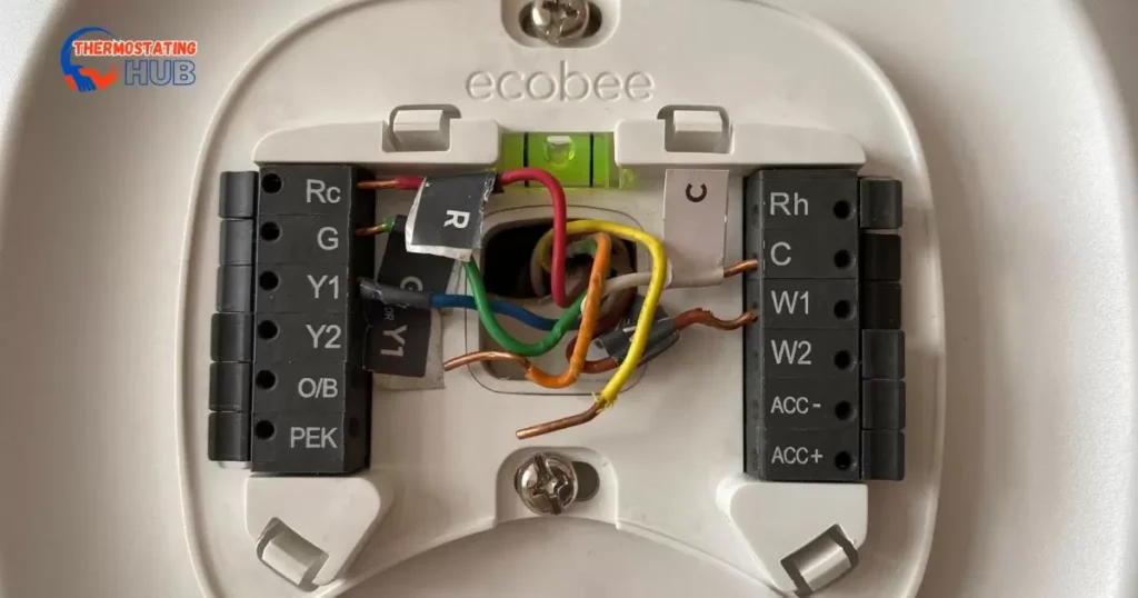 Chart for Thermostat Wiring Code, Designation and Function