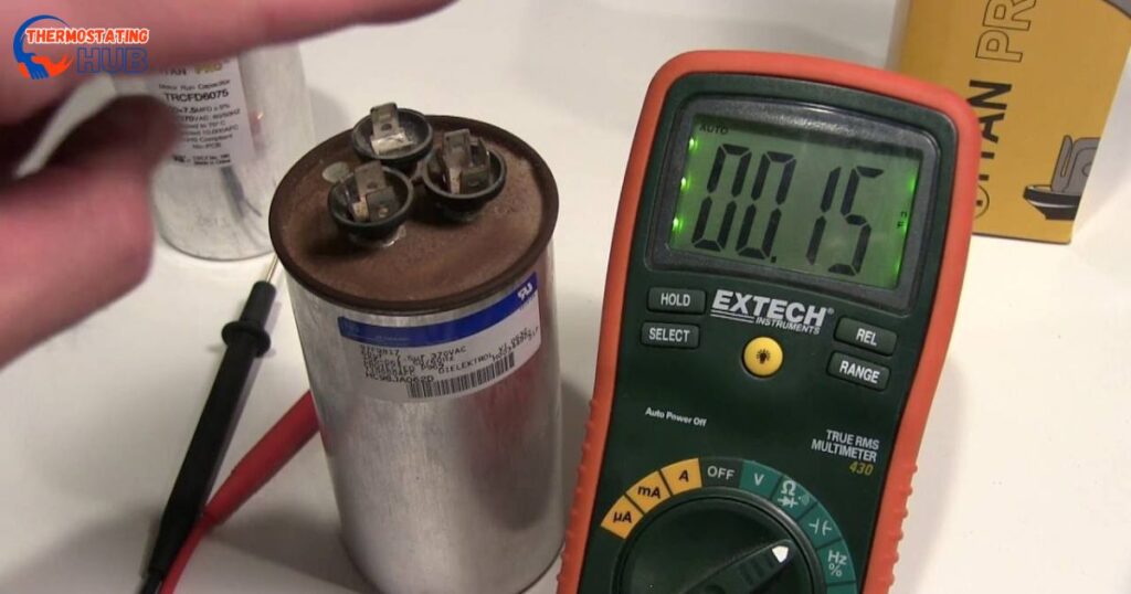 Defective AC capacitor