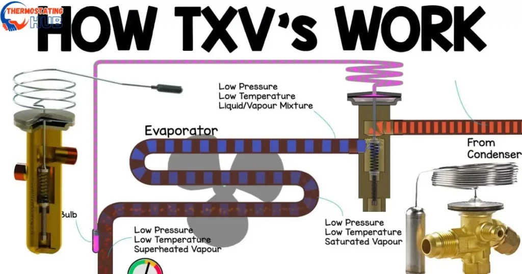 How does a TXV valve work?