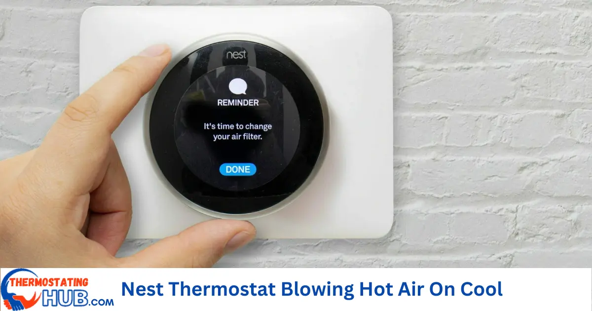 Nest Thermostat Blowing Hot Air On Cool